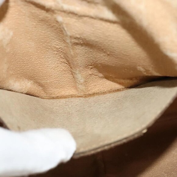 GUCCI GG Supreme Web Sherry Line Shoulder Bag PVC Beige 98 02 047 Auth BA4583 - Picture 14 of 16